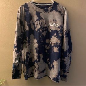 UC San Diego Bleach Dye Long Sleeve - XL